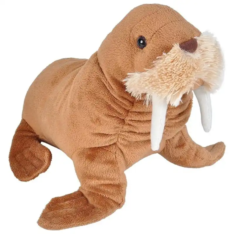 Exclusieve Aanbieding Wild Republic walrus knuffel - pluche - bruin - 27 cm - knuffeldier
