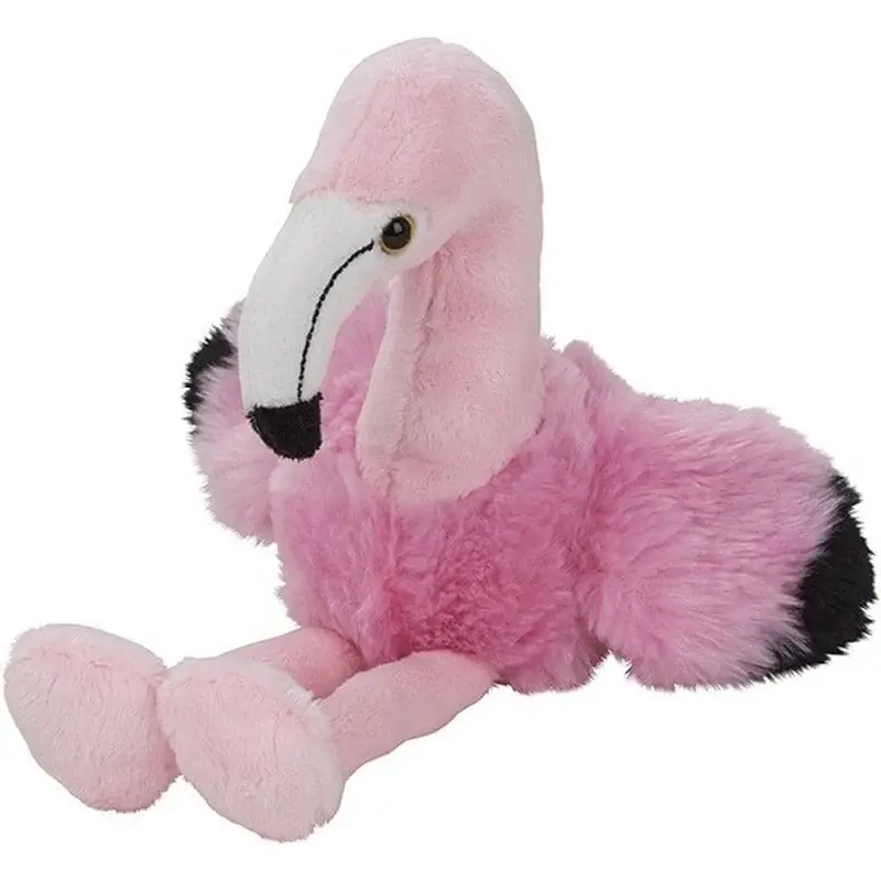 Nature Planet flamingo knuffel - pluche - 17 cm - tropische vogel Snelle Levering
