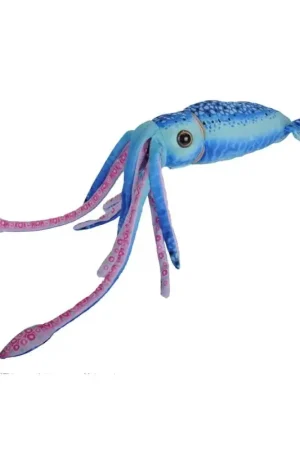 Bestseller Wild Republic octopus knuffel - pluche - blauw - 38 cm - zeedier