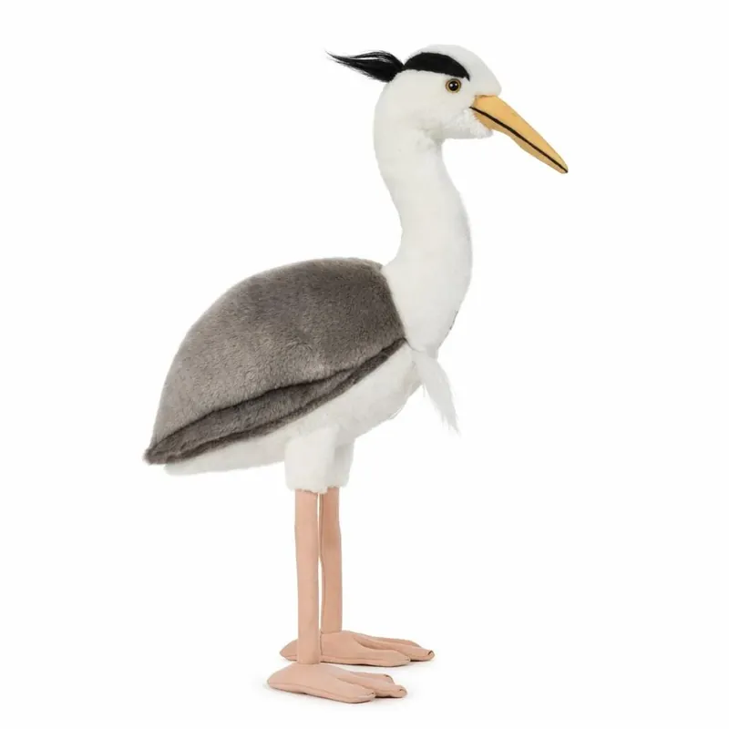 Semo reiger knuffel - pluche - 33 cm - vogel - dierenknuffel Populair
