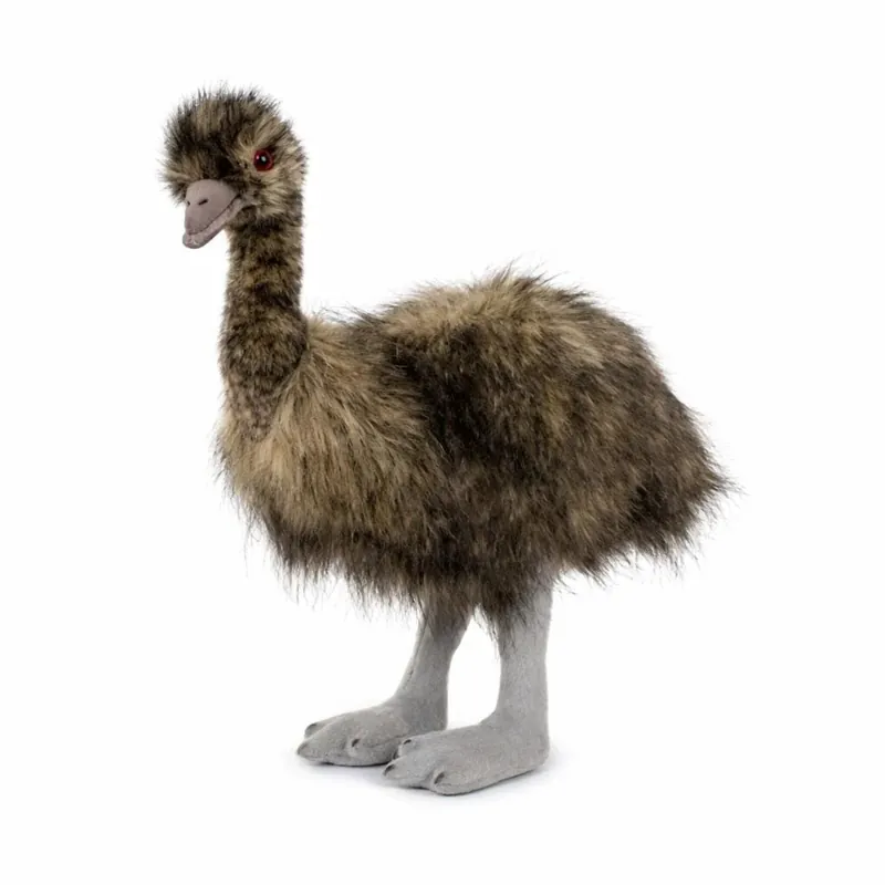 Semo emoe knuffel - pluche - 38 cm - loopvogel - dierenknuffel Beperkt Aanbod