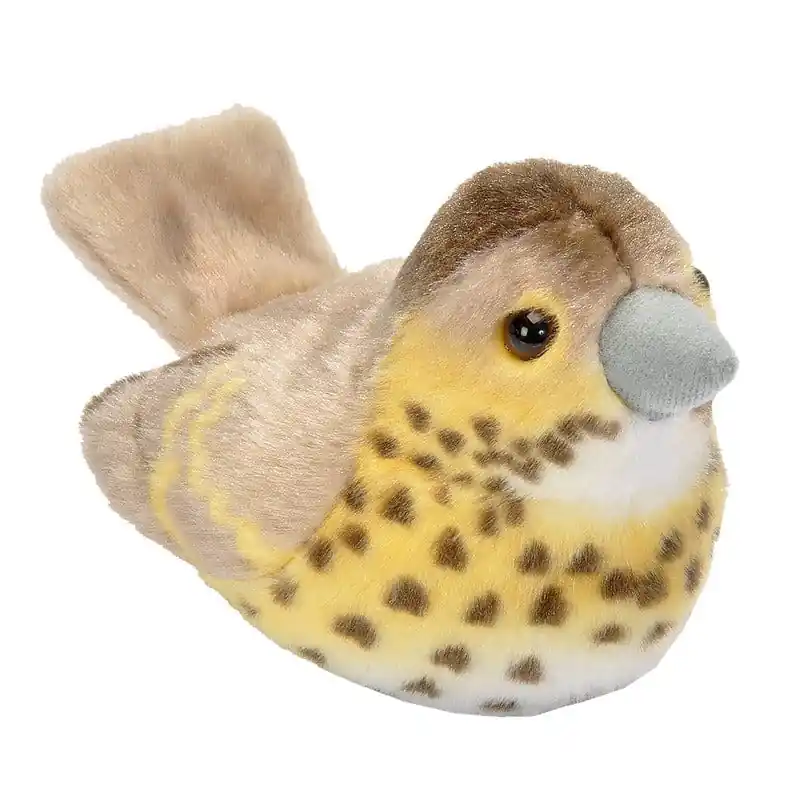 Koop Vandaag Wild Republic zanglijster knuffel - pluche - 13 cm - vogelknuffel