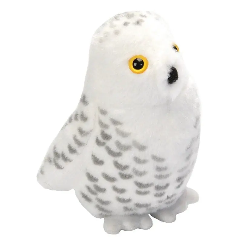 Wild Republic sneeuwuil knuffel - pluche met geluid - 13 cm Exclusieve Aanbieding