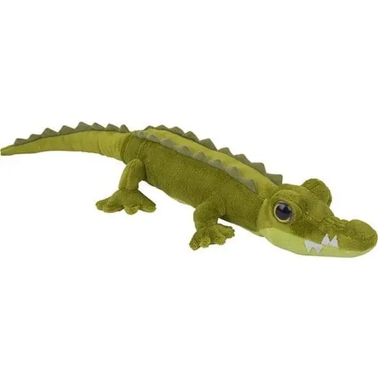 Korting Nature Planet krokodil knuffel - pluche - groen - 60 cm
