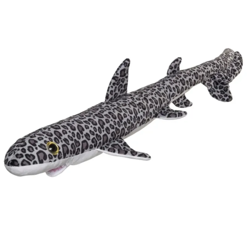 Nature Planet luipaardhaai knuffel - pluche - 110 cm - gevlekt Direct Verzonden