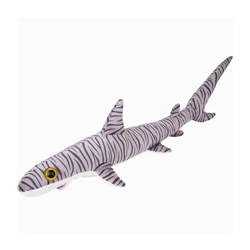 Veilige Betaling Nature Planet tijgerhaai knuffel - pluche - 110 cm - zeedier