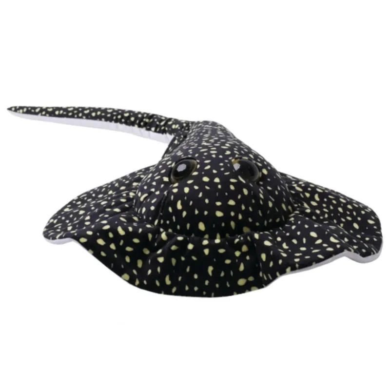 Nature Planet pijlstaartrog knuffel - pluche - zwart - 110 cm Voordeelprijs