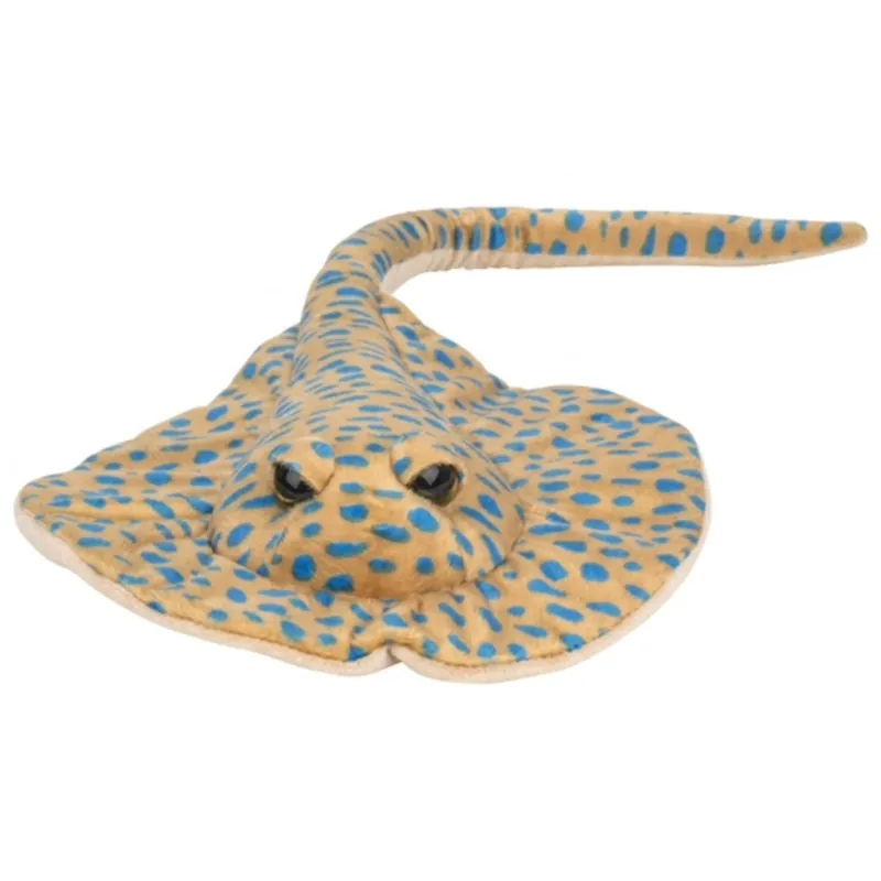 Weekendaanbieding Nature Planet pijlstaartrog knuffel - pluche - 55 cm - bruin - rog - zeedier