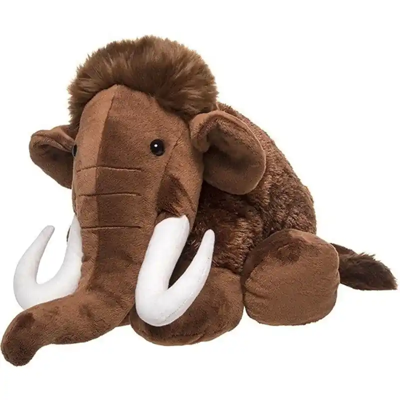 Pluche mammoet knuffel - 40 cm - bruin - prehistorisch Favoriet
