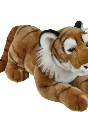 Bruine tijger knuffel - pluche - 50 cm - wilde dierenknuffel Gereduceerde Prijs
