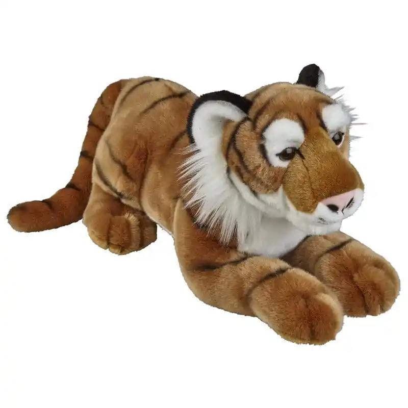 Bruine tijger knuffel - pluche - 50 cm - wilde dierenknuffel Gereduceerde Prijs