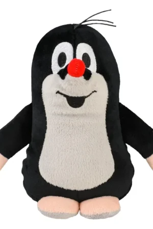 Warmies mol knuffel - zwart/wit - 19 cm - warmteknuffel - magnetronknuffel Betrouwbaar