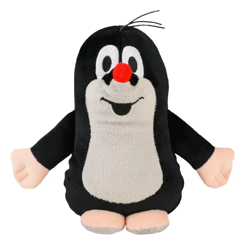 Warmies mol knuffel - zwart/wit - 19 cm - warmteknuffel - magnetronknuffel Betrouwbaar