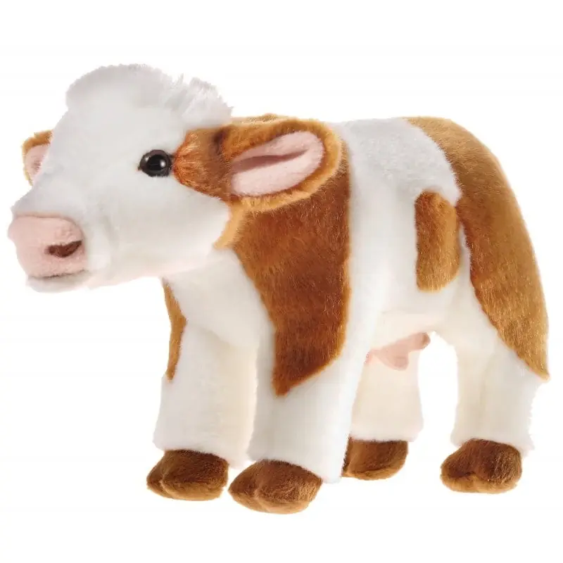 Pluche koe knuffel - boerderijdier - 27 cm - cadeau Direct Beschikbaar