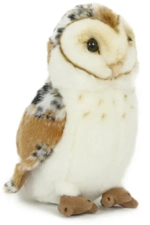 Kerkuil knuffel - pluche - 20 cm - vogel knuffel Exclusieve Aanbieding