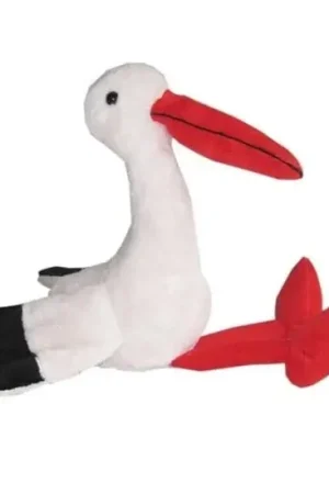 Pluche ooievaar knuffel - pluche - 40 cm - vogel Uitverkoop