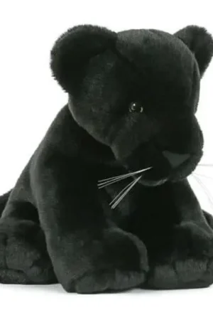 Beste Prijs Zwarte panter knuffel - pluche - 30 cm - wilde dieren