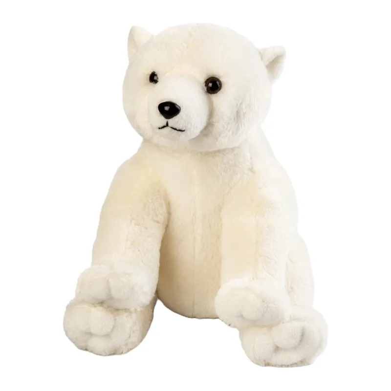 Ravensden ijsbeer knuffel - pluche - 30 cm - noordpool Populair