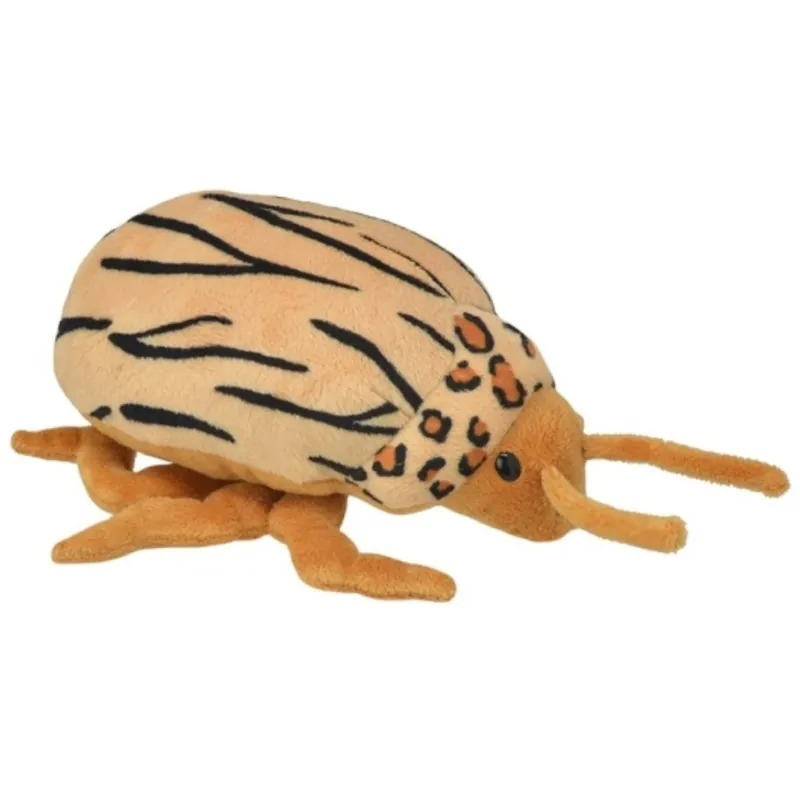 Direct Beschikbaar Wild Planet kever knuffel - pluche - bruin - 25 cm - insect