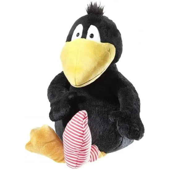 Dagaanbieding Kleine raaf/kraai knuffel - pluche - 40 cm - cadeau