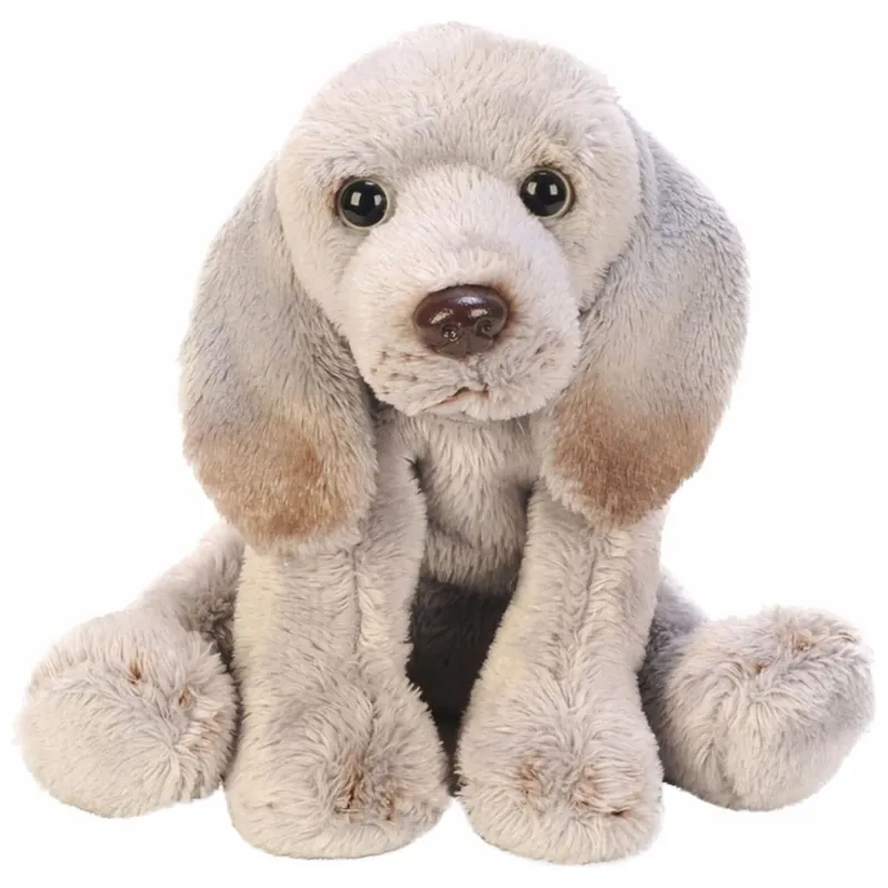 Weimaraner knuffel - pluche - grijs - 13 cm - hond Beste Prijs