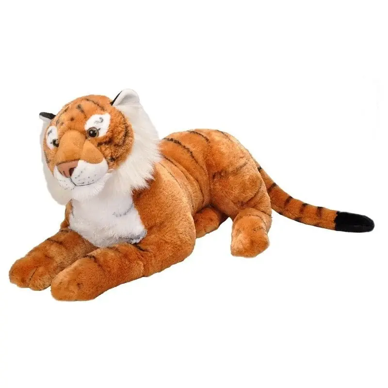 Wild Republic tijger knuffel - pluche - 76 cm - dierenknuffel Actieprijs