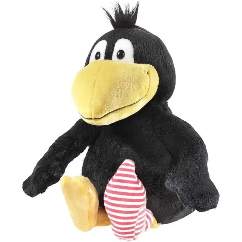 Must-Have Kleine raaf knuffel - pluche - zwart - 25 cm