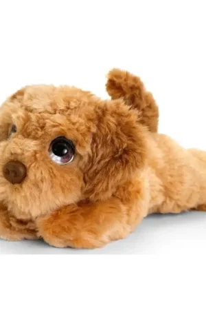 Bestel Nu Keel Toys Cockapoo knuffel - pluche - bruin - 25 cm