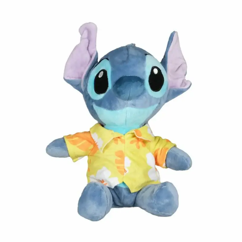 Favoriet Disney Stitch knuffel - pluche - 30 cm - geel hemd - Lilo and Stitch