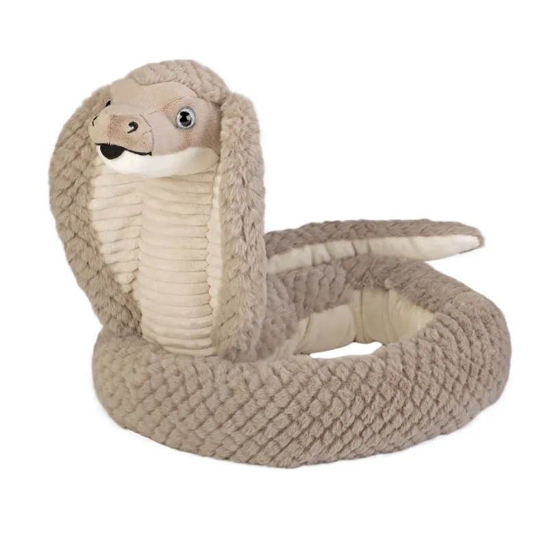 Direct Beschikbaar Pluche cobra knuffel - 137 cm - reptielen - slangknuffel - speelgoed