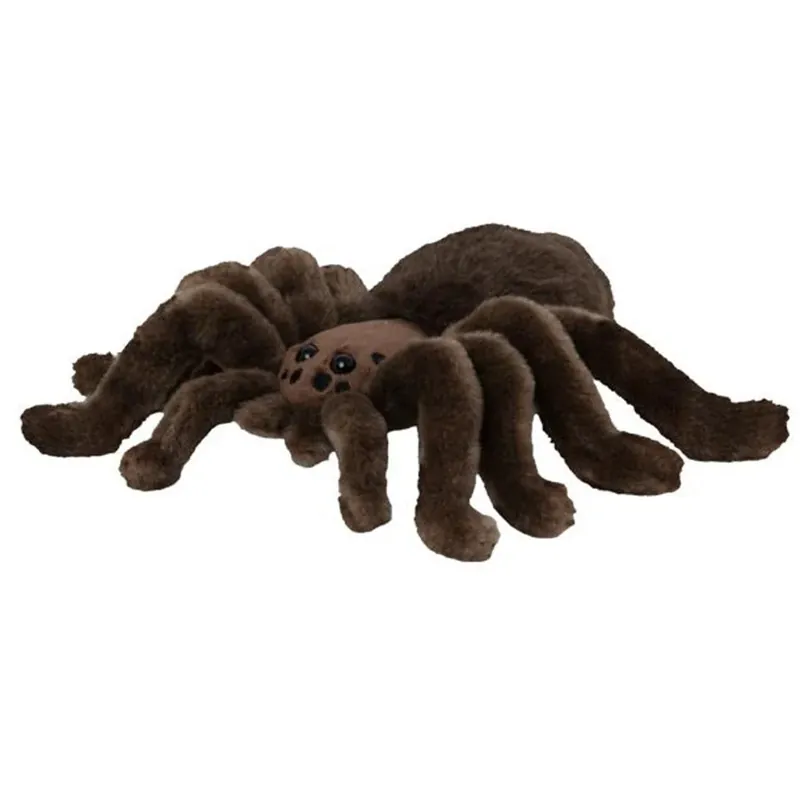 Alleen Vandaag Nature Planet tarantula knuffel - pluche - bruin - 16 cm
