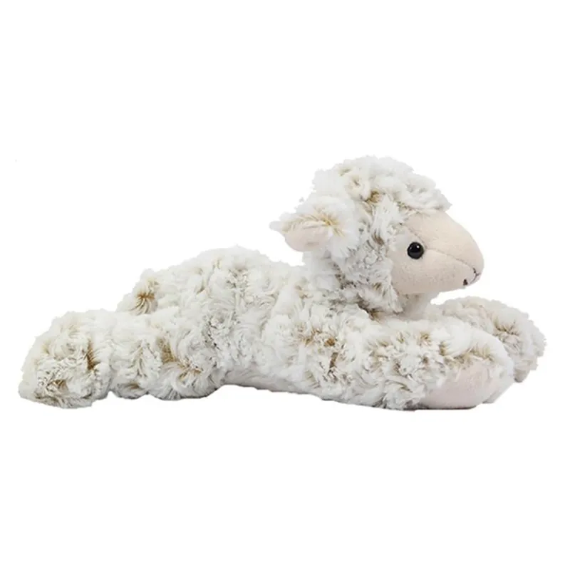 Schaap/lammetje knuffel - pluche - wit - 27 cm - boerderij Rechtstreeks Van De Fabrikant
