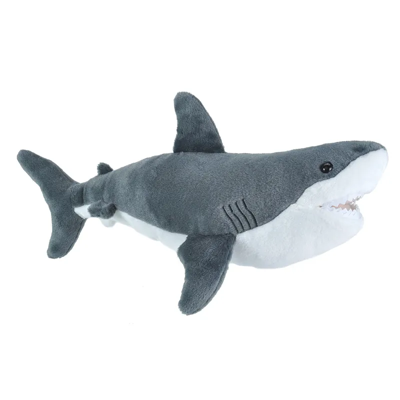 Wild Republic witte haai knuffel - pluche - 30 cm Goedkoop
