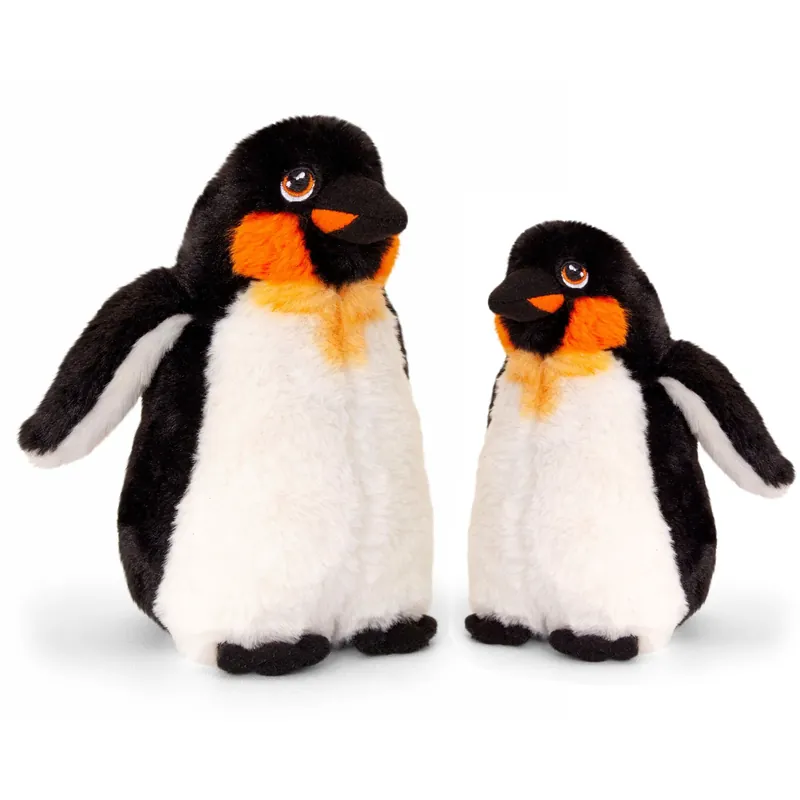 Keel Toys keizer pinguïn knuffel - pluche - wit/zwart - 20 en 25 cm Meest Verkocht