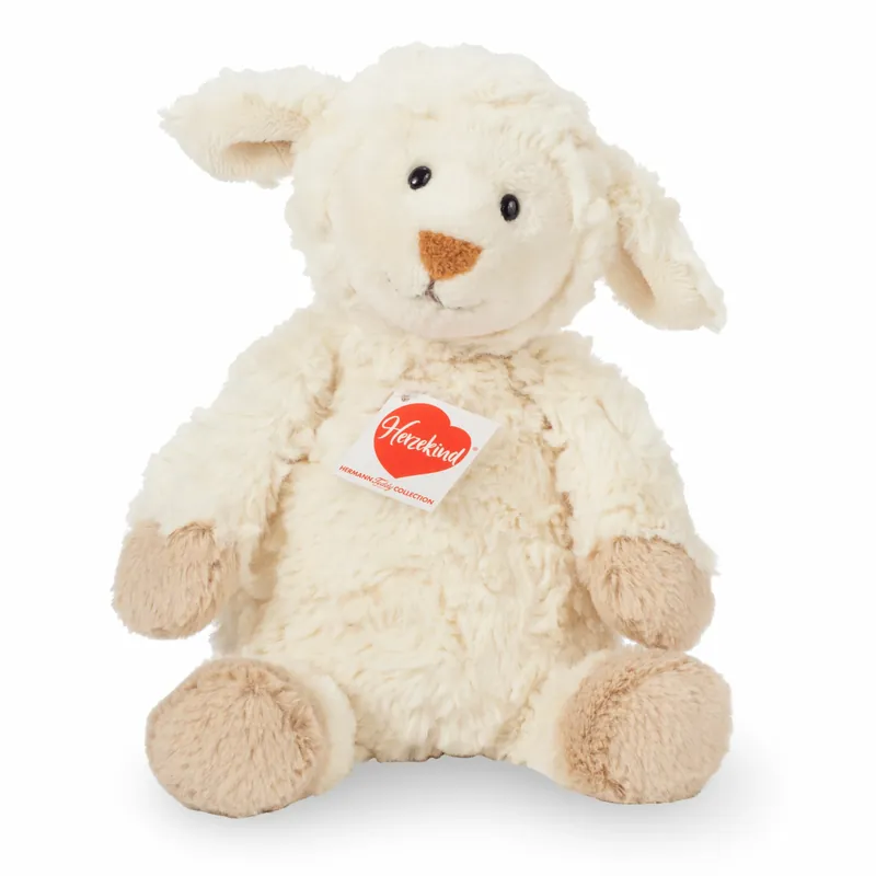 Hermann Teddy schaap/lammetje knuffel - pluche - wit - 27 cm Koop Vandaag