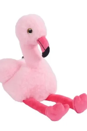 Flamingo Chicka knuffeldier - pluche - roze - 25 cm Speciale Aanbieding