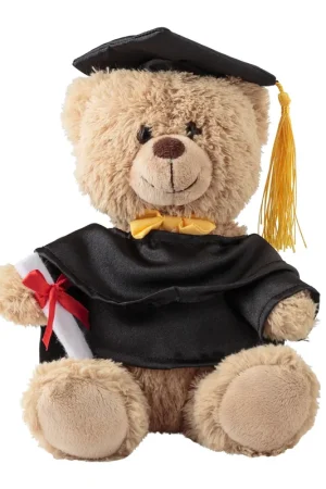 Magnus afstudeerbeer - pluche - 20 cm - geslaagd cadeau Premium