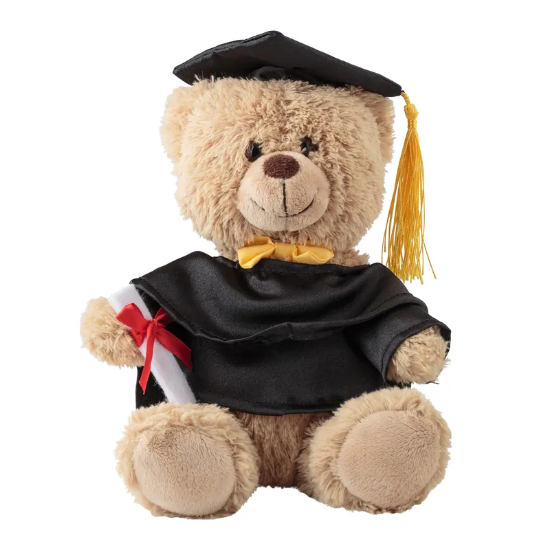 Magnus afstudeerbeer - pluche - 20 cm - geslaagd cadeau Premium