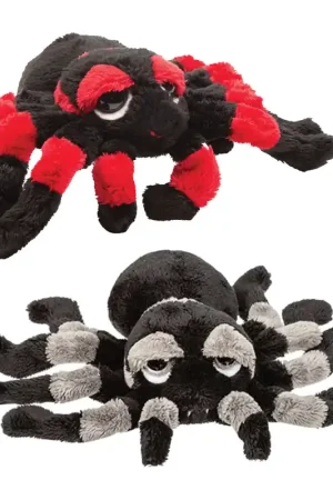 Uitverkoop Tarantula knuffel set van 2 - pluche - 22 cm