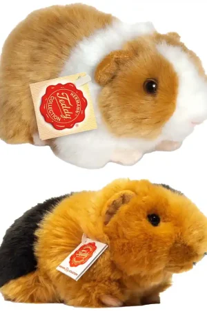 Cavia knuffel set 2 stuks - zachte pluche - 20 cm Premium