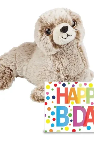Zeehond pup knuffel - pluche - 23 cm - verjaardag cadeau Voordeelprijs
