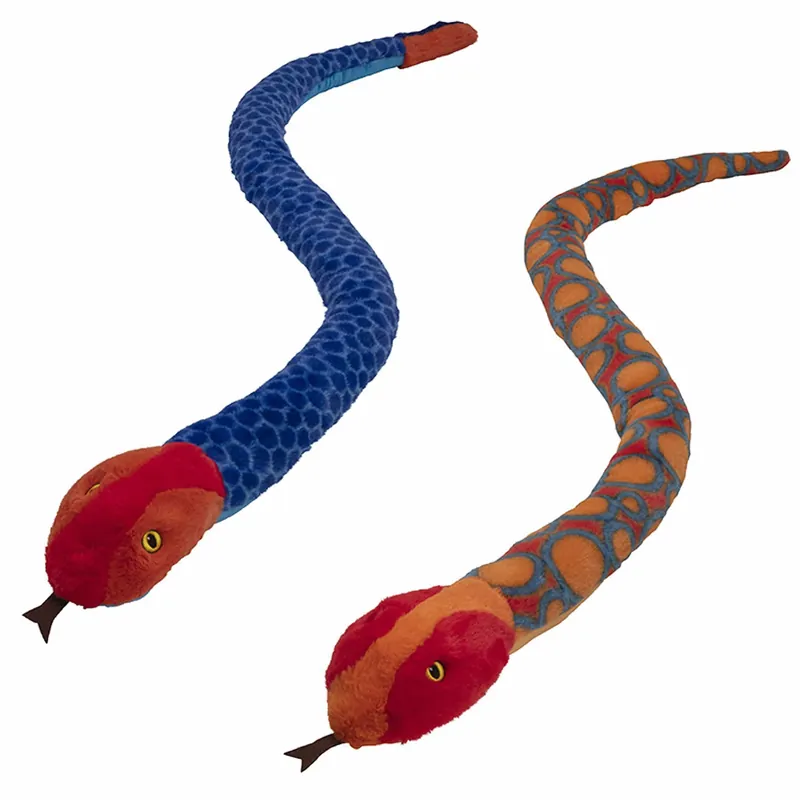 Premium Pluche slangen knuffels - set van 2 - 150 cm