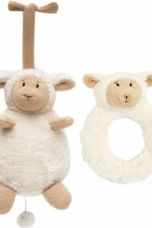 Happy Horse Lammy cadeau set - rammelaar & muziekdoos - pluche Flitsaanbieding