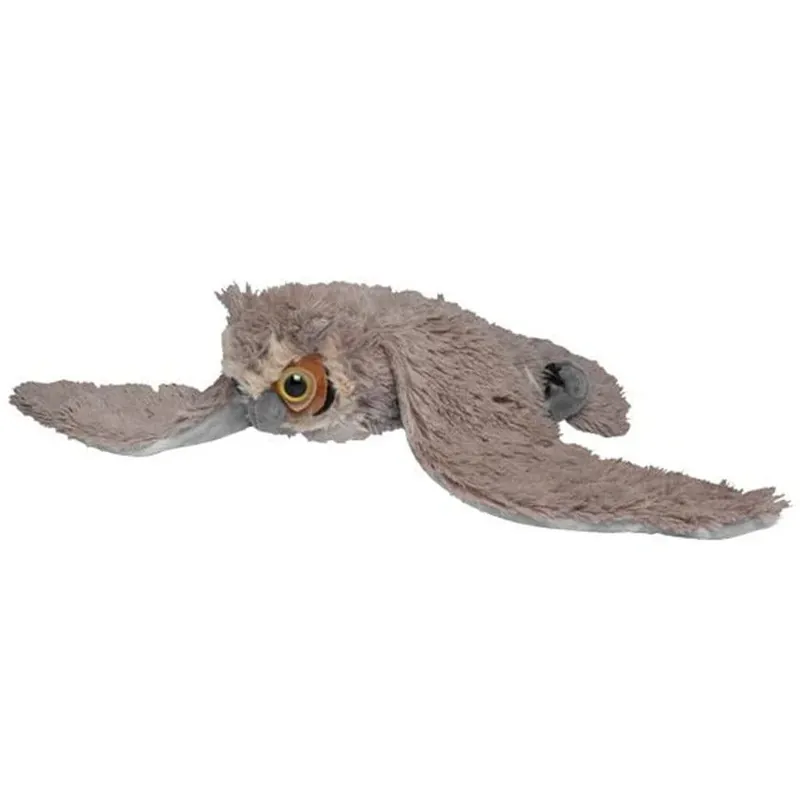 Flitsaanbieding Nature Planet oehoe uil knuffel - pluche - 40 cm - vogel