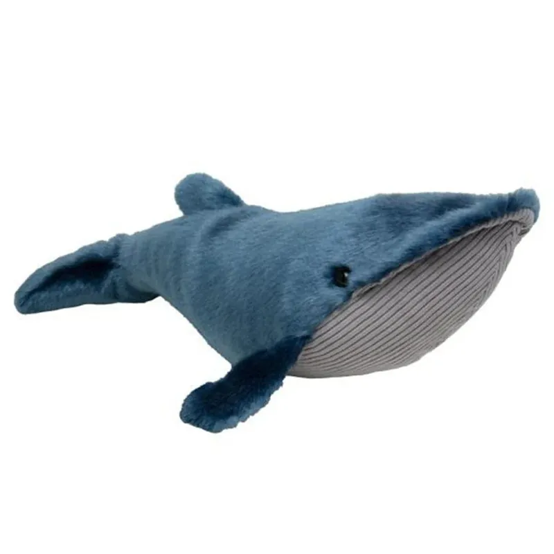 Nature Planet vinvis knuffel - pluche - blauw - 36 cm - walvis Koop Online