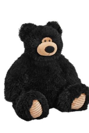 Wild Republic zwarte beer knuffel - pluche - 40 cm - zittend - dierenknuffels Exclusieve Aanbieding