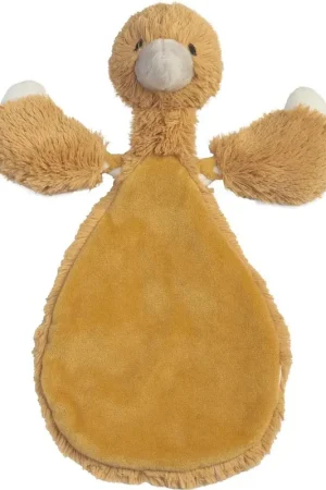 Superprijs Happy Horse Eendje Twine - knuffeldoekje - okergeel - 20 cm - kraamcadeau