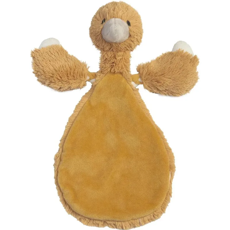 Superprijs Happy Horse Eendje Twine - knuffeldoekje - okergeel - 20 cm - kraamcadeau