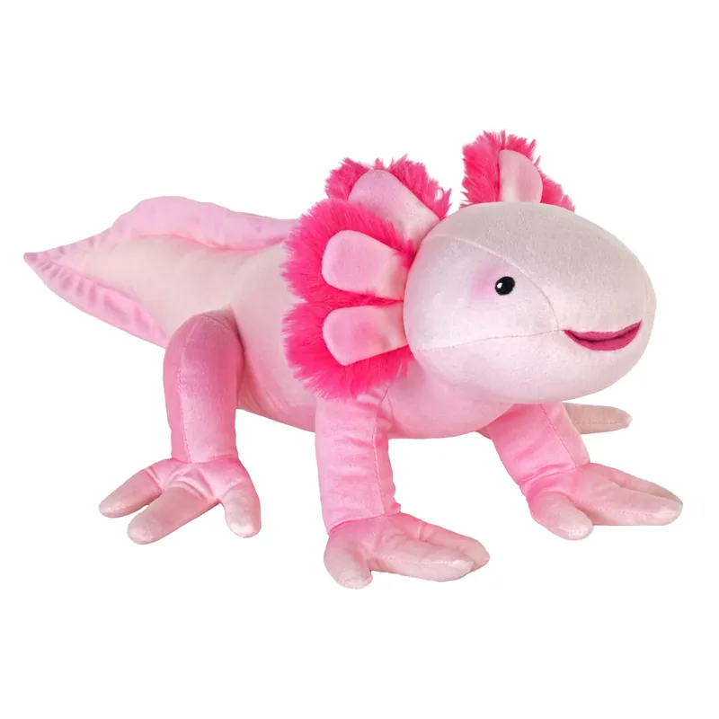Veilige Betaling Wild Republic axolotl knuffel - pluche - roze - 30 cm - salamander
