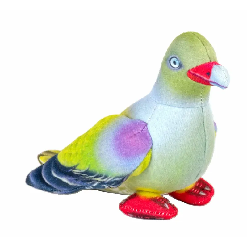 Wild Republic duif knuffel - pluche - 12 cm - vogelknuffel Gratis Retour